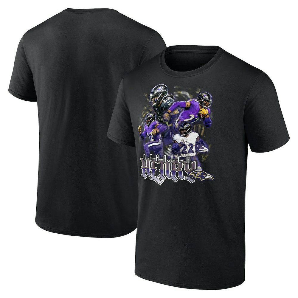 Derrick Henry  Notorious Graphic T-Shirt - Baltimore Ravens
