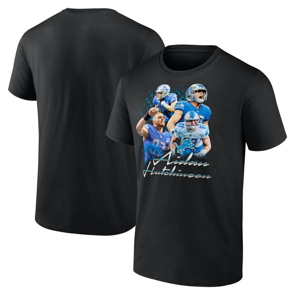Aidan Hutchinson  Notorious Graphic T-Shirt - Detroit Lions