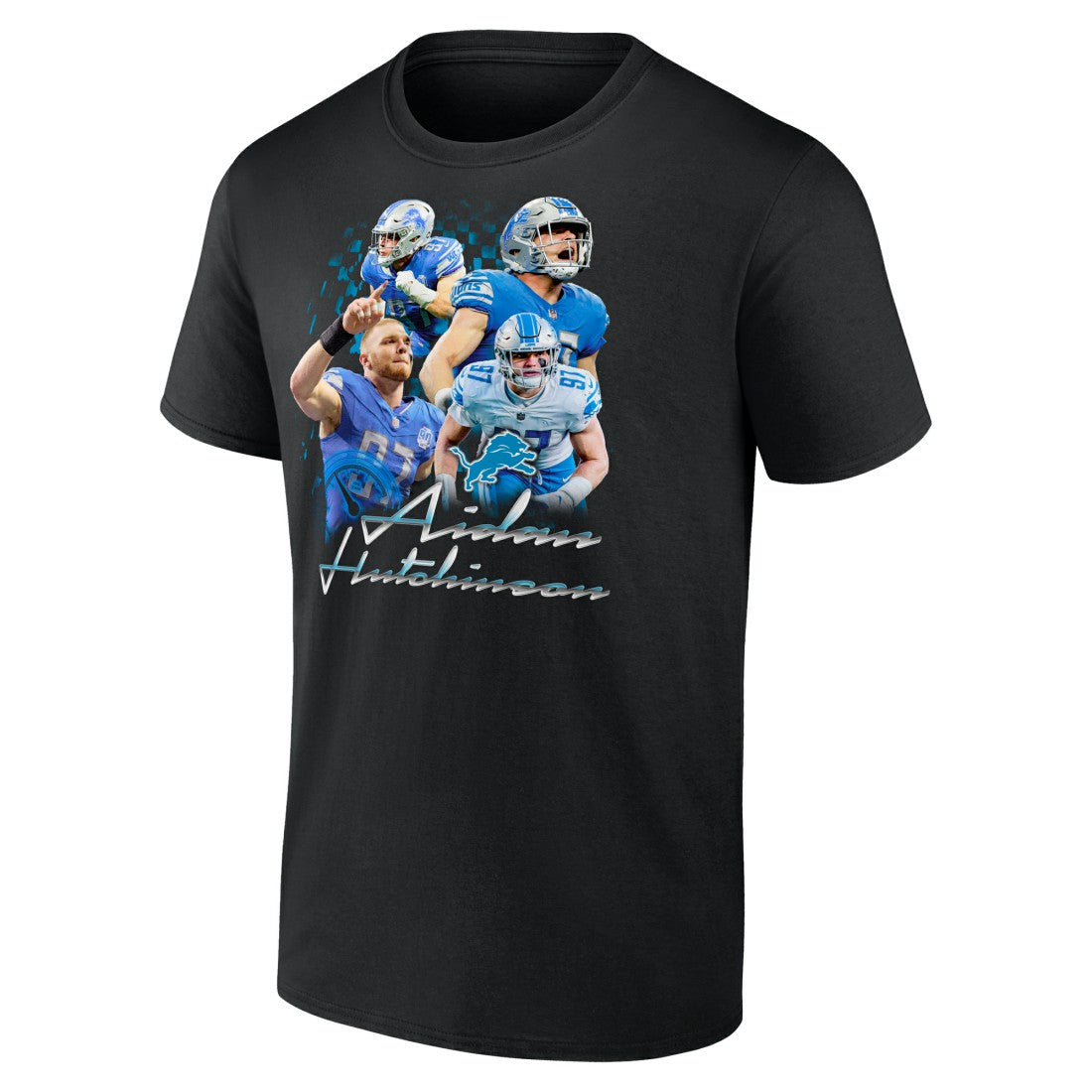 Aidan Hutchinson  Notorious Graphic T-Shirt - Detroit Lions