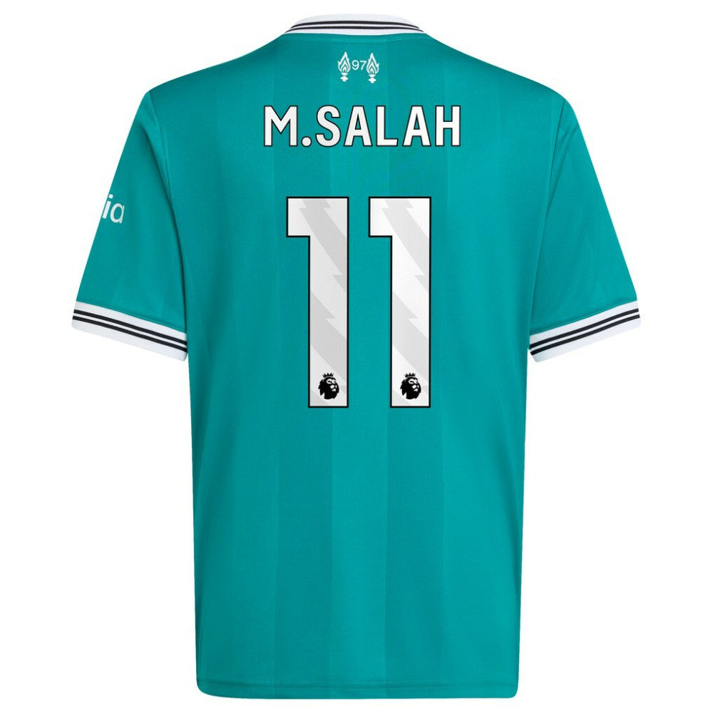 Mohamed Salah Liverpool Youth 2025/26 Third Replica Player Jersey - Adidas Green