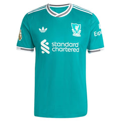 Virgil van Dijk Liverpool 2025/26 Third Player Jersey - Adidas Green