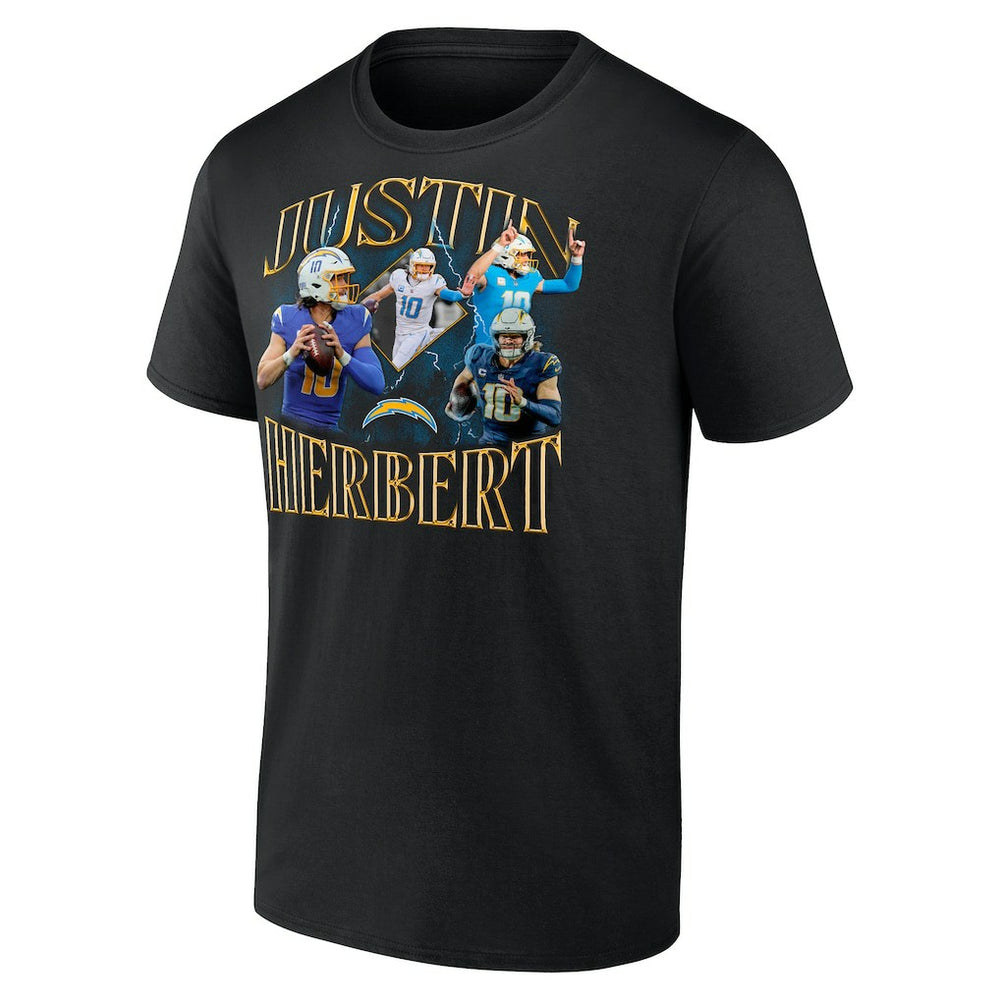 Justin Herbert  Notorious Graphic T-Shirt - Los Angeles Chargers
