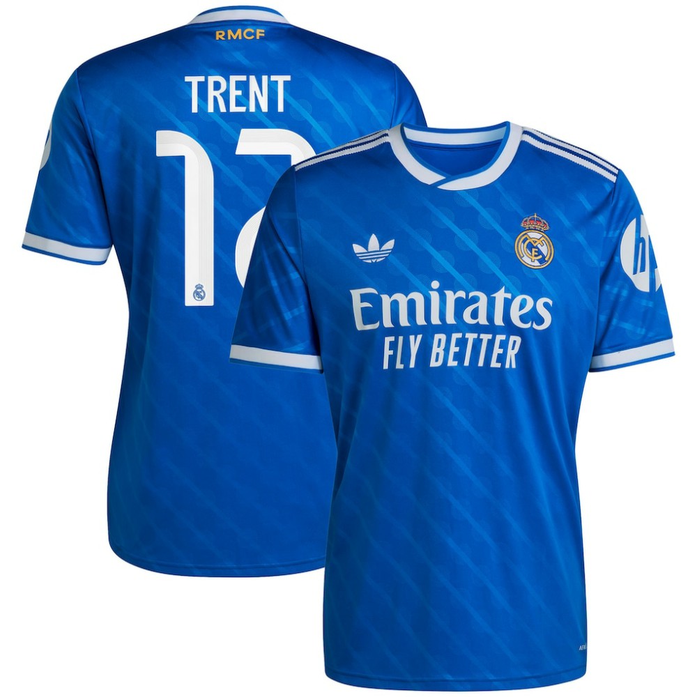 Trent Alexander-Arnold Real Madrid 2025/26 Third Replica Player Jersey - Adidas Blue