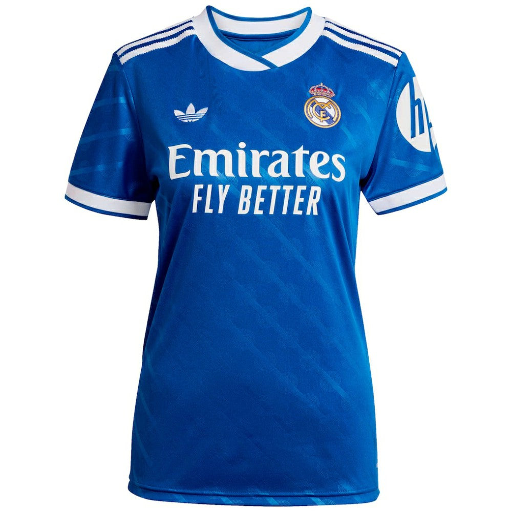Jude Bellingham Real Madrid Women's 2025/26 Third Replica Player Jersey - Adidas Blue