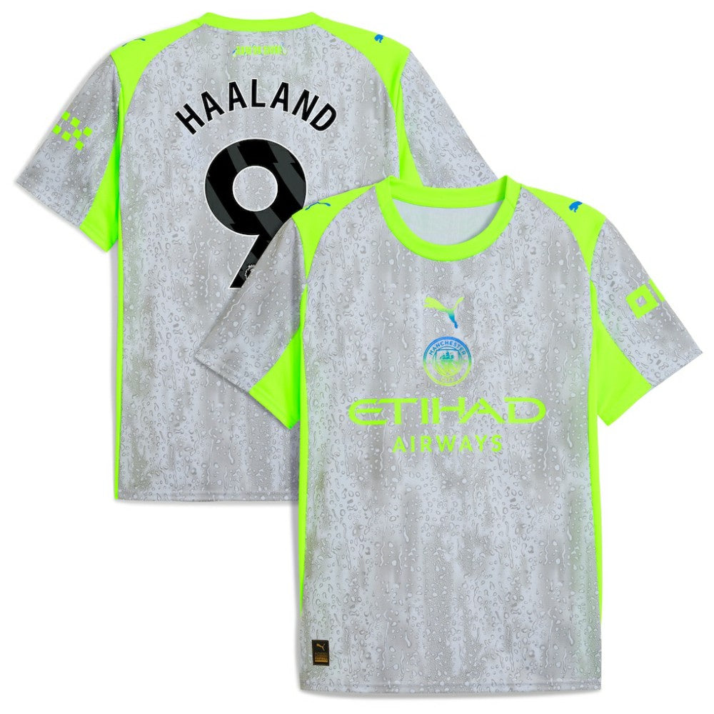 Manchester City 2025/26 Third Replica Jersey - Puma Green/Neon Green