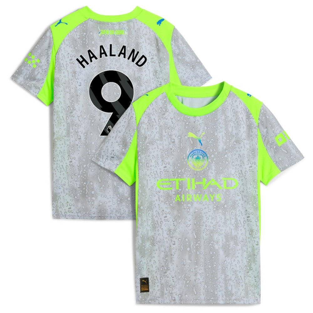 Manchester City Youth 2025/26 Third Replica Jersey - Puma Green/Neon Green