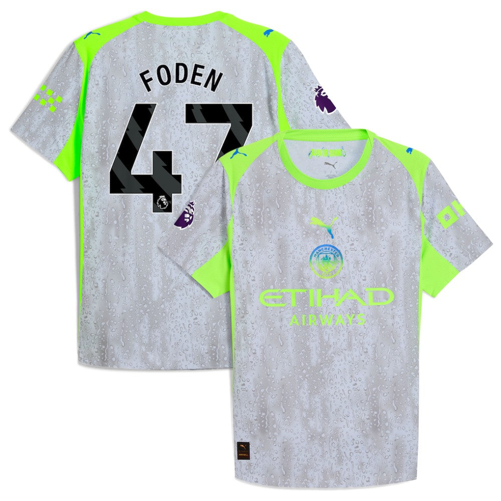 Manchester City 2025/26 Third Jersey - Puma Green/Neon Green