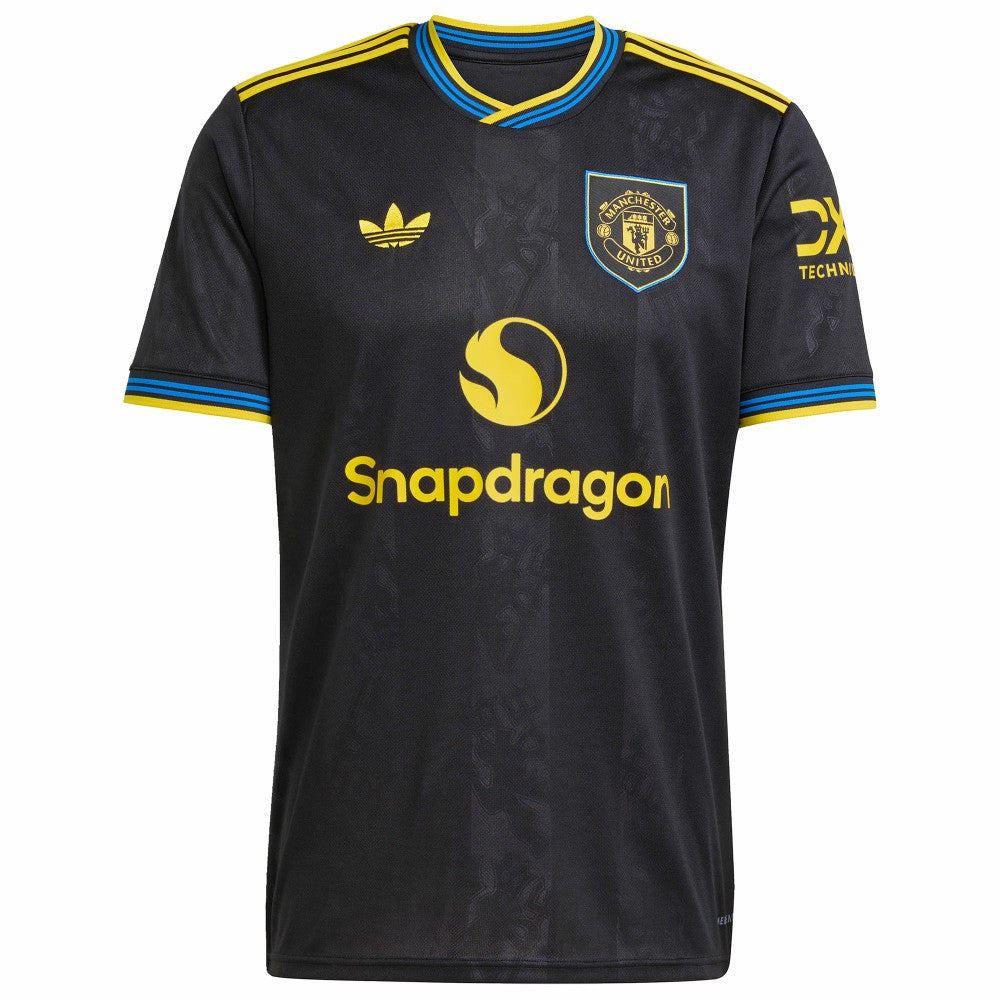 Mason Mount Manchester United 2025/26 Third Replica Player Jersey - Adidas Black
