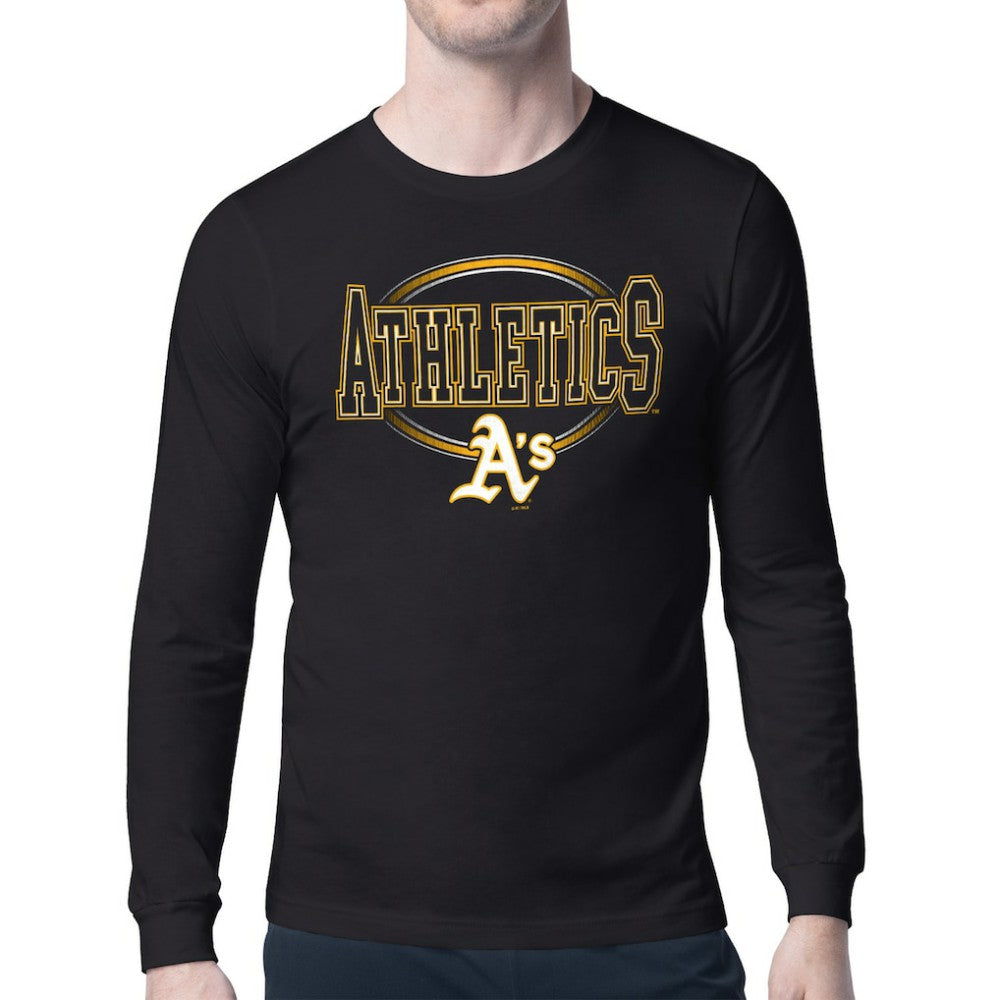 MLB Athletics Starter Team Track Graphic Long Sleeve T-Shirt