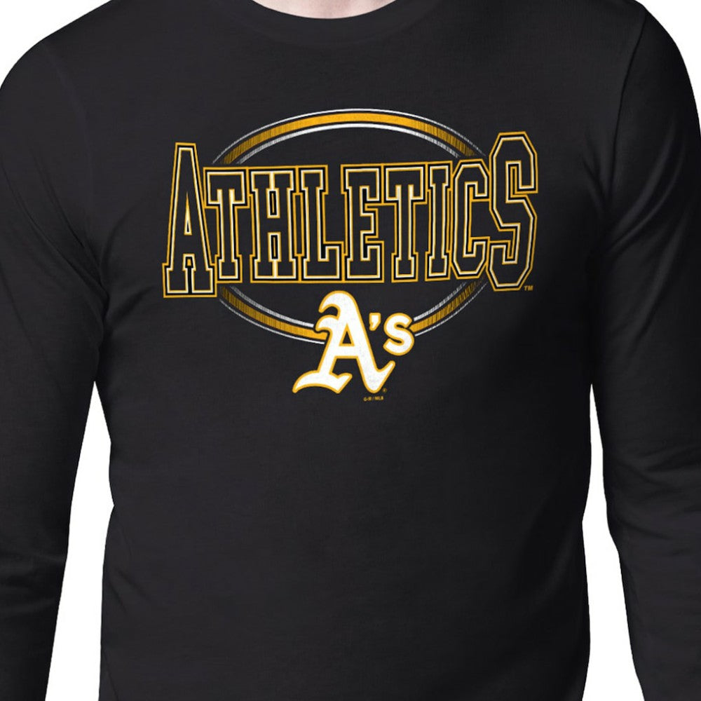 MLB Athletics Starter Team Track Graphic Long Sleeve T-Shirt