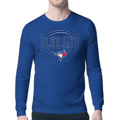 MLB Toronto Blue Jays Starter Team Track Graphic Long Sleeve T-Shirt