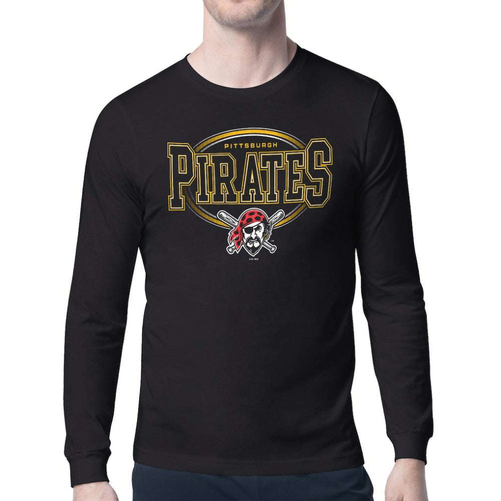 MLB Pittsburgh Pirates Starter Team Track Graphic Long Sleeve T-Shirt