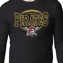 MLB Pittsburgh Pirates Starter Team Track Graphic Long Sleeve T-Shirt