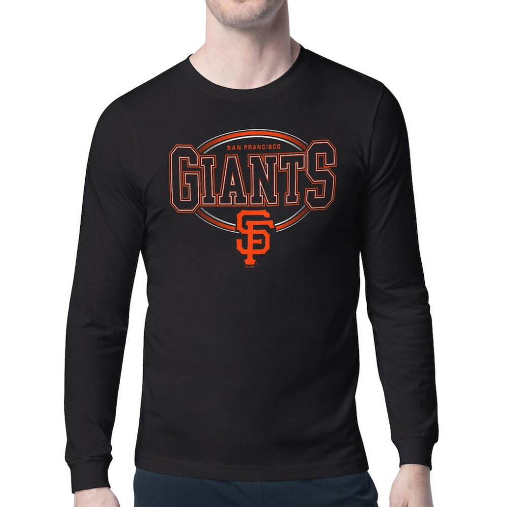 MLB San Francisco Giants Starter Team Track Graphic Long Sleeve T-Shirt