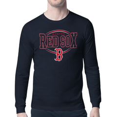 MLB Boston Red Sox Starter Team Track Graphic Long Sleeve T-Shirt