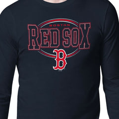 MLB Boston Red Sox Starter Team Track Graphic Long Sleeve T-Shirt