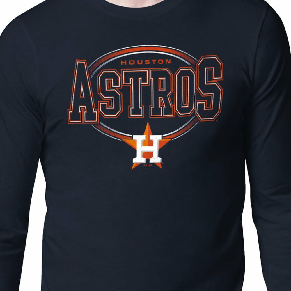 MLB Houston Astros Starter Team Track Graphic Long Sleeve T-Shirt