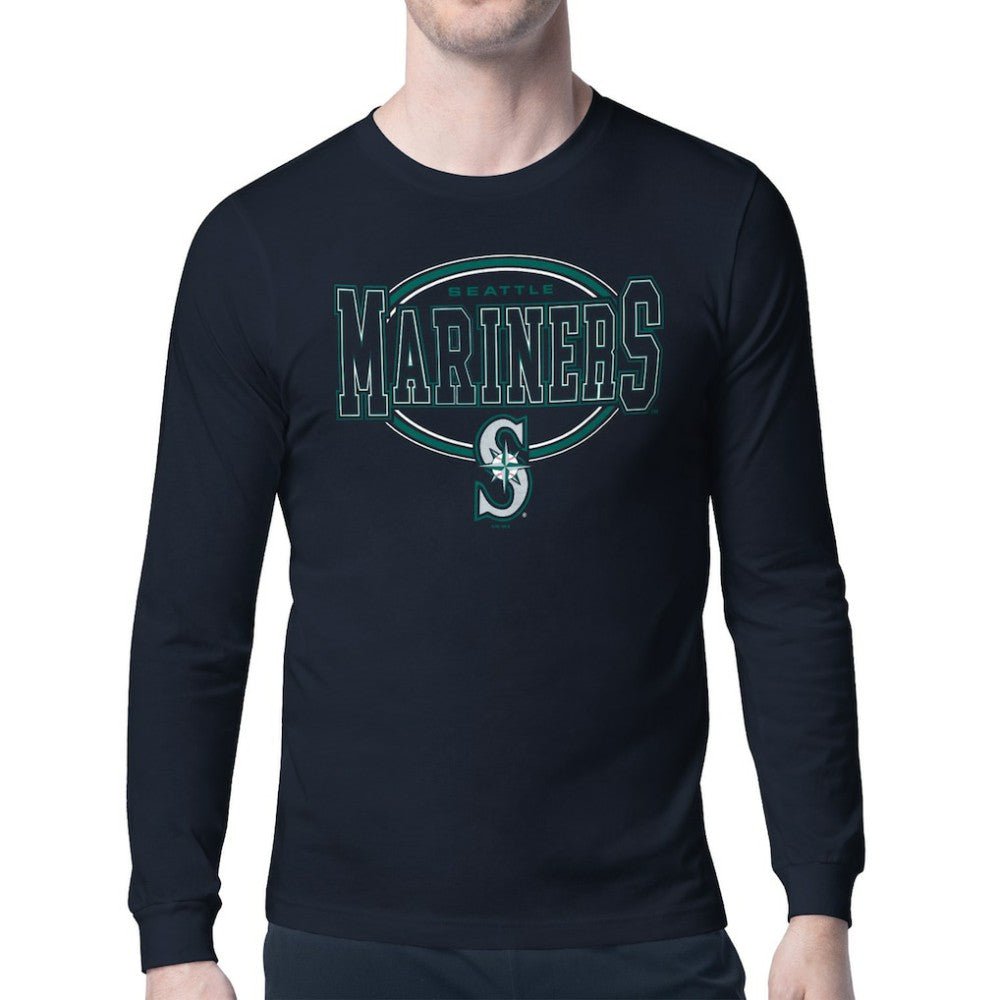 MLB Seattle Mariners Starter Team Track Graphic Long Sleeve T-Shirt