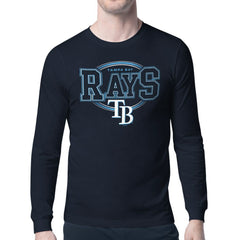 MLB Tampa Bay Rays Starter Team Track Graphic Long Sleeve T-Shirt