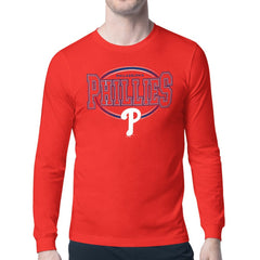 MLB Philadelphia Phillies Starter Team Track Graphic Long Sleeve T-Shirt