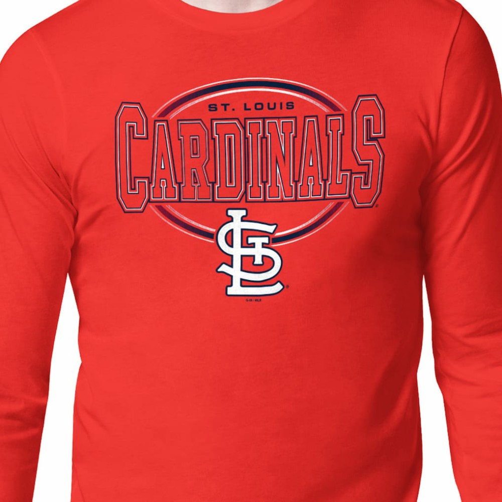 MLB St. Louis Cardinals Starter Team Track Graphic Long Sleeve T-Shirt