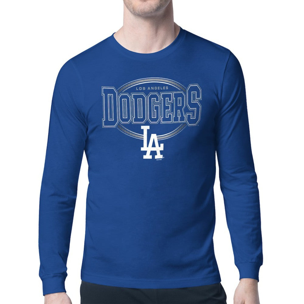 MLB Los Angeles Dodgers Starter Team Track Graphic Long Sleeve T-Shirt