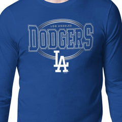 MLB Los Angeles Dodgers Starter Team Track Graphic Long Sleeve T-Shirt