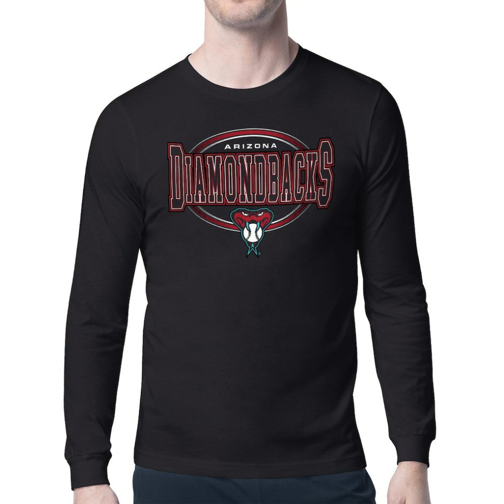 MLB Arizona Diamondbacks Starter Team Track Graphic Long Sleeve T-Shirt