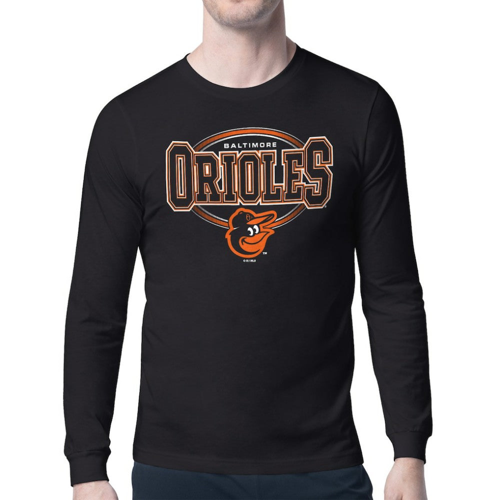 MLB Baltimore Orioles Starter Team Track Graphic Long Sleeve T-Shirt