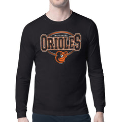 MLB Baltimore Orioles Starter Team Track Graphic Long Sleeve T-Shirt
