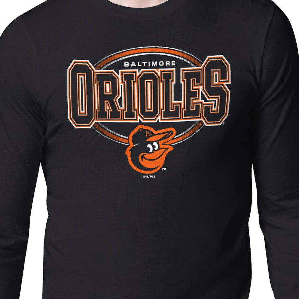 MLB Baltimore Orioles Starter Team Track Graphic Long Sleeve T-Shirt
