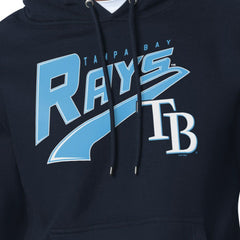 MLB Tampa Bay Rays Starter Modern Tailsweep Fleece Tri-Blend Pullover Hoodie