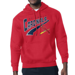 MLB St. Louis Cardinals Starter Modern Tailsweep Fleece Tri-Blend Pullover Hoodie