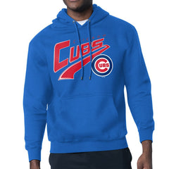 MLB Chicago Cubs Starter Modern Tailsweep Fleece Tri-Blend Pullover Hoodie