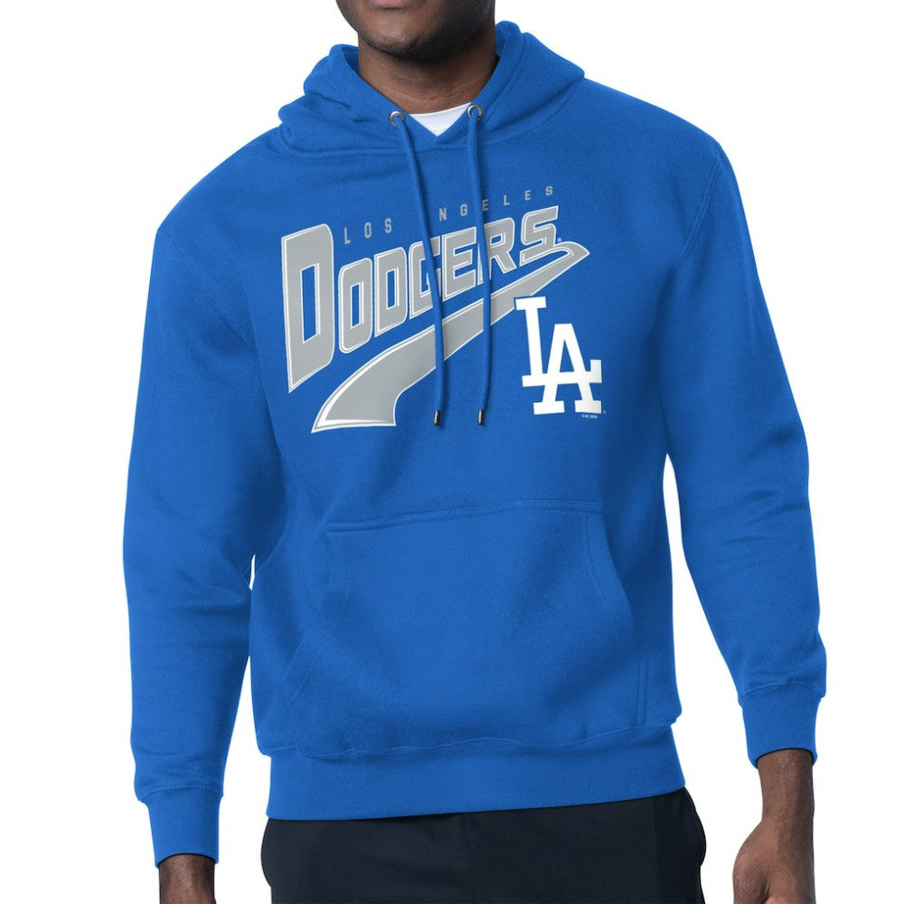 MLB Los Angeles Dodgers Starter Modern Tailsweep Fleece Tri-Blend Pullover Hoodie