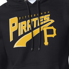MLB Pittsburgh Pirates Starter Modern Tailsweep Fleece Tri-Blend Pullover Hoodie