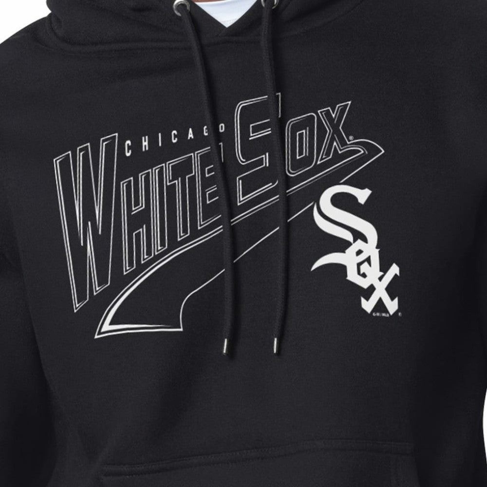 MLB Chicago White Sox Starter Modern Tailsweep Fleece Tri-Blend Pullover Hoodie