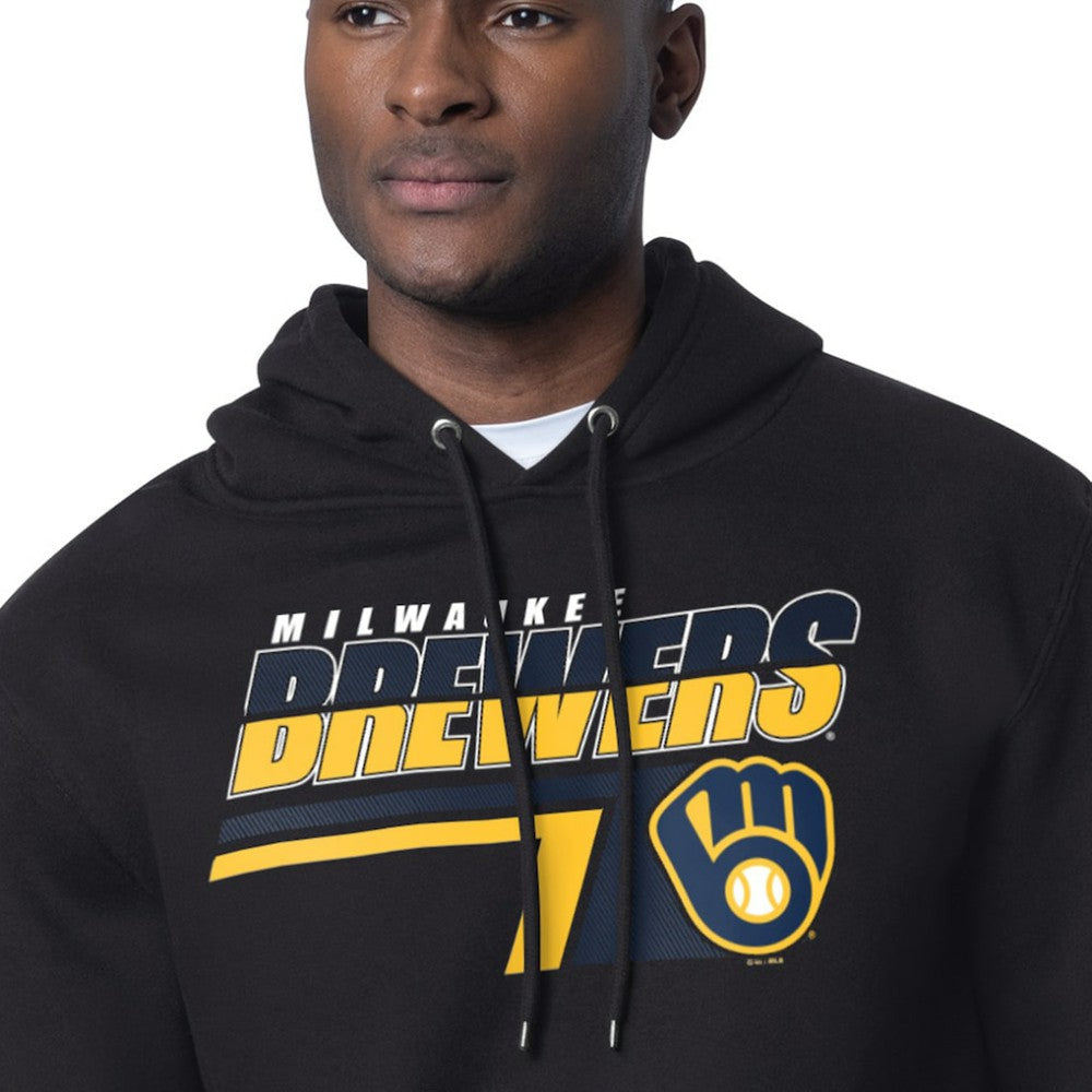 MLB Milwaukee Brewers Starter Logo Push Graphic Hoodie