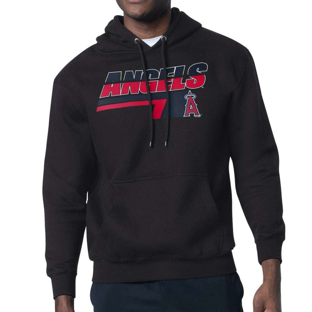 MLB Los Angeles Angels Starter Logo Push Graphic Hoodie