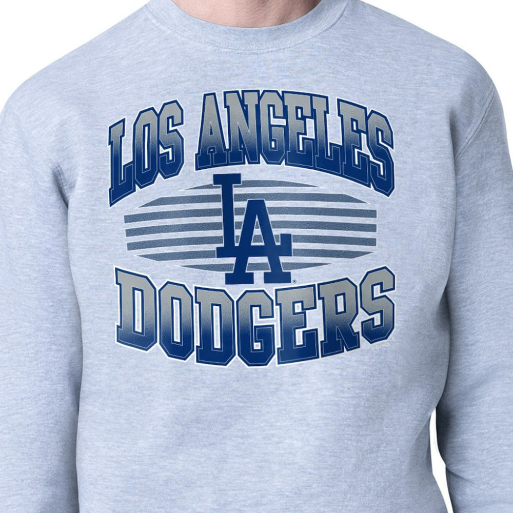 MLB Los Angeles Dodgers Starter Team Grit Graphic Fleece Pullover Sweatshirt