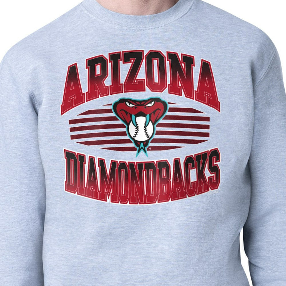 MLB Arizona Diamondbacks Starter Team Grit Graphic Fleece Pullover Sweatshirt