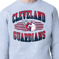 MLB Cleveland Guardians Starter Team Grit Graphic Fleece Pullover Sweatshirt