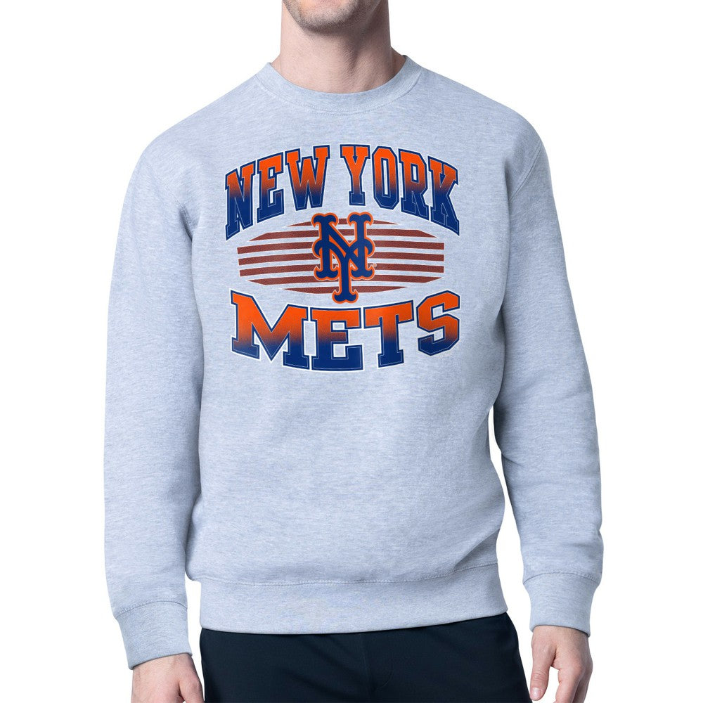 MLB New York Mets Starter Team Grit Graphic Fleece Pullover Sweatshirt