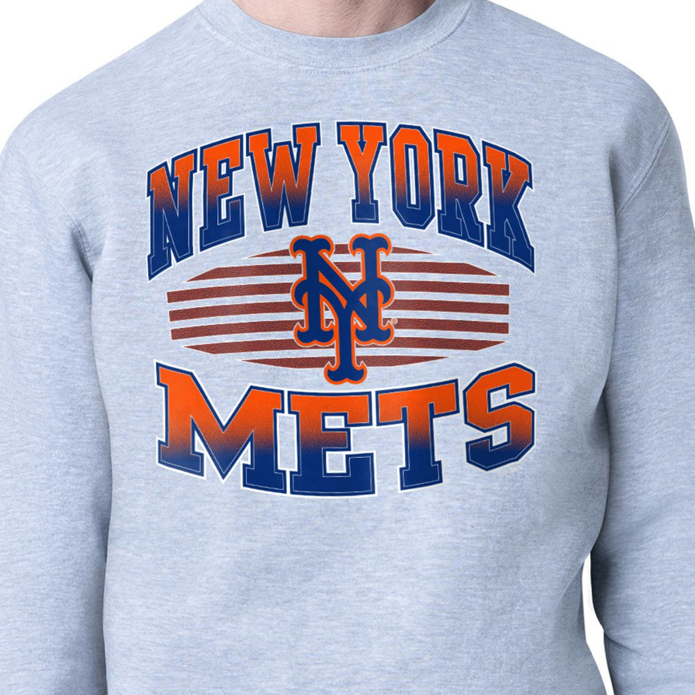 MLB New York Mets Starter Team Grit Graphic Fleece Pullover Sweatshirt