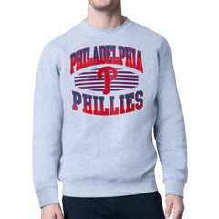 MLB Philadelphia Phillies Starter Team Grit Graphic Fleece Pullover Sweatshirt