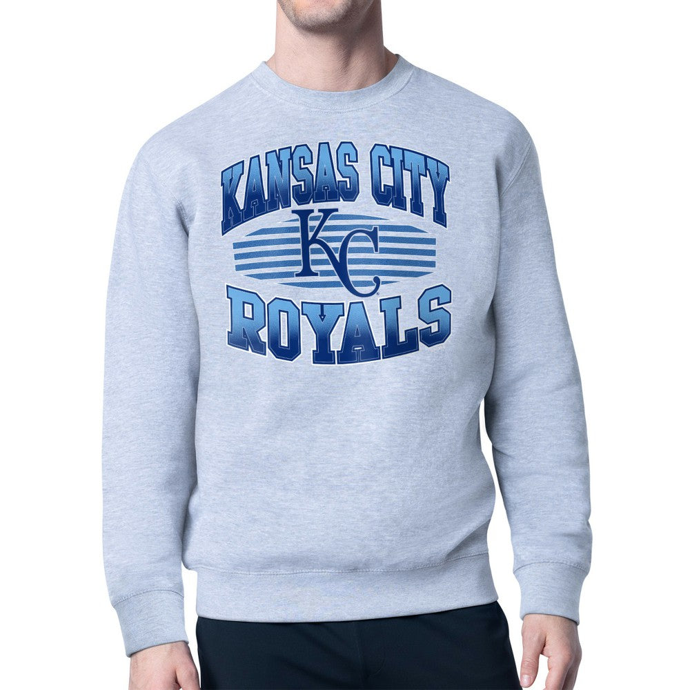 MLB Kansas City Royals Starter Team Grit Graphic Fleece Pullover Sweatshirt