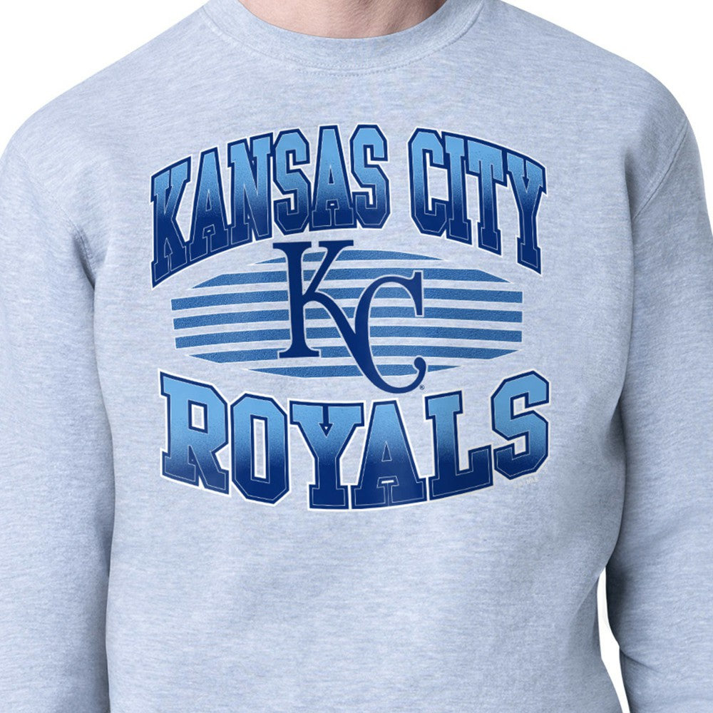 MLB Kansas City Royals Starter Team Grit Graphic Fleece Pullover Sweatshirt