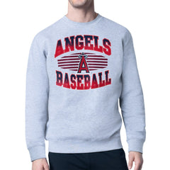MLB Los Angeles Angels Starter Team Grit Graphic Fleece Pullover Sweatshirt