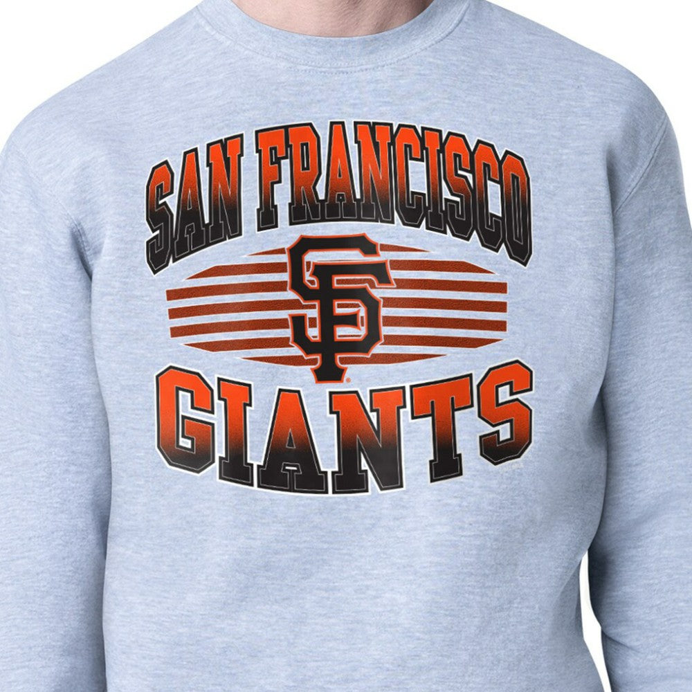 MLB San Francisco Giants Starter Team Grit Graphic Fleece Pullover Sweatshirt