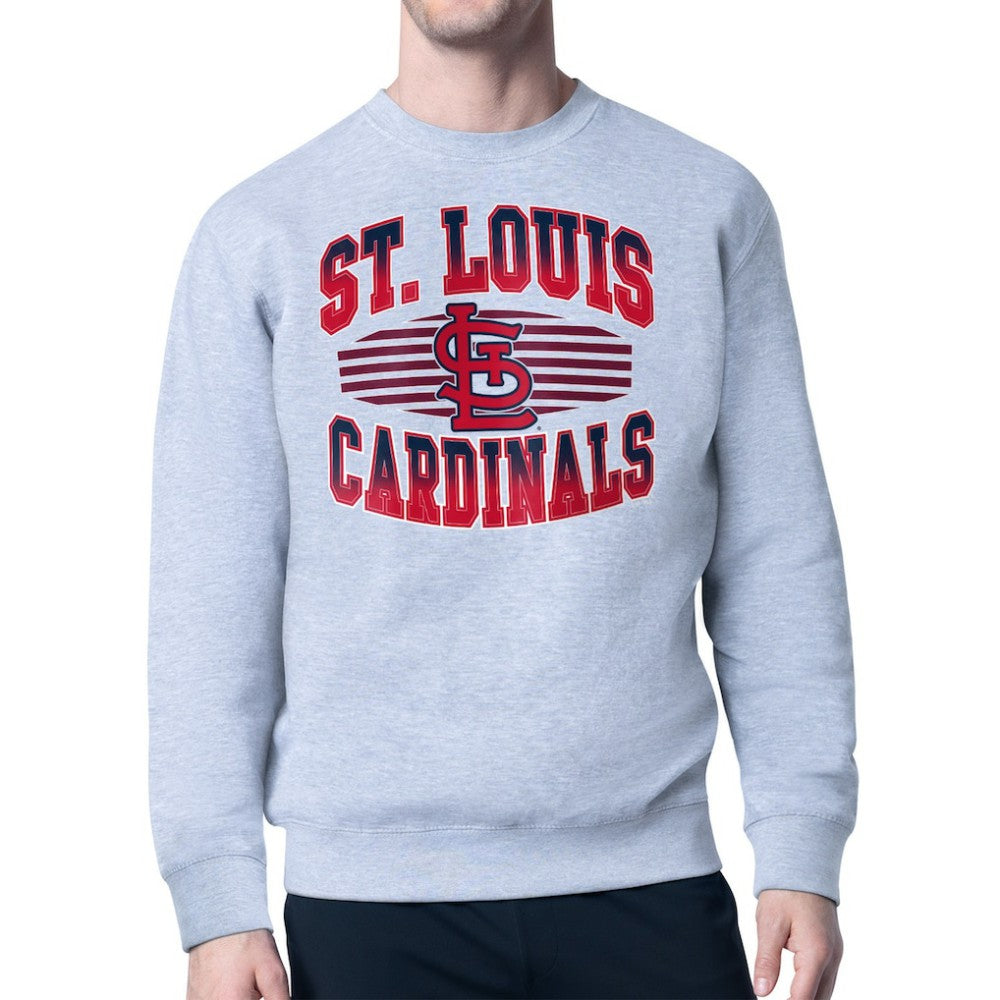 MLB St. Louis Cardinals Starter Team Grit Graphic Fleece Pullover Sweatshirt